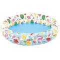 Piscina gonflabila rotunda pentru copii Fruity, 122x25 cm, 150 L, polivinil, multicolor