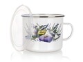 Cana emailata cu capac Lavende, Banquet, 1400 ml