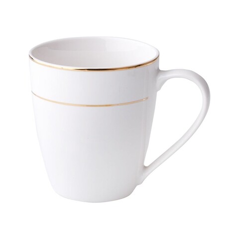 Cana Aura Gold, Ambition, 360 ml, portelan New Bone China, alb