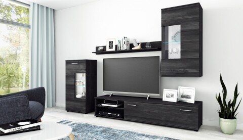 Mobilier pentru Living  Clio I, Bedora, 1 x Polita, 1 x Comoda, 1 x Dulap, 1 x Dulap suspendat