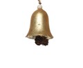 Glob Bell antique, Decoris, 6x8 cm, sticla, auriu