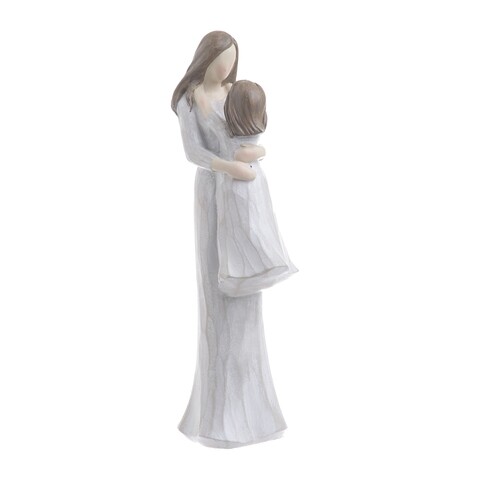 Decoratiune InArt Mother's Embrace, 10 x 8 x 26 cm, polirasina, bej