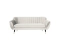 Canapea, Benito BK, Mazzini Sofas, 3 locuri, 188x76x83 cm, catifea, crem