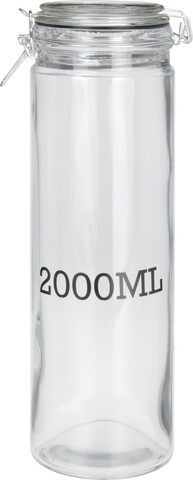 Borcan cu capac ermetic, 2000 ml, sticla