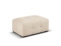 Taburet, Kendal, Micadoni Home, BL, 104x72x45 cm, catifea, bej deschis