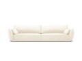 Canapea 4 locuri, Kaelle, Micadoni Home, BL, 248x110x85 cm, poliester chenille, bej deschis