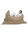 Fotoliu puf, Bean Bag, Ferndale Giant, 140 x 180 cm, poliester impermeabil, bej nurca