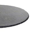 Platou pentru servire pizza Stone, Homla, 30x0.5 cm, ardezie, negru