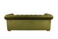 Canapea Oxford Chesterfield, 93x214x75 cm, 3 locuri, Olive