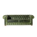 Canapea fixa Cupon, Ndesign, 2 locuri, 185x100x78 cm, lemn, verde