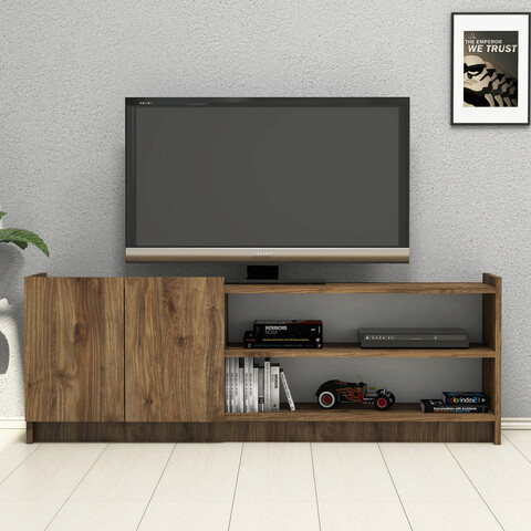 Comoda TV, Mezza, Melodi 1480, 141.6x50x29.5cm, Nuc