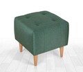 Taburet, Fluffe, 209FLF1227, 50% Bumbac / 50% Catifea, Verde