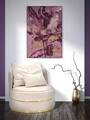 Tablou decorativ Dark Leaves, Mauro Ferretti, 80x120 cm, canvas, multicolor