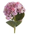 Floare artificiala Hydrangea, H65 cm, polivinil, roz