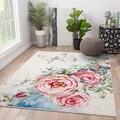 Covor Roses, Oyo Concept, 100x140 cm, poliester, multicolor