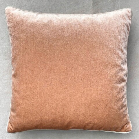 Perna, Candy Velvet Pillow With İnsert, 43x43 cm, Polipropilena, Roz / Bej pudrat