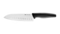 Cutit Santoku Aspiro, Ambition, 17.5 cm, inox, negru