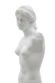 Statueta decorativa, Woman Sculpture, Mauro Ferretti, 14x29 cm, polirasina, alb