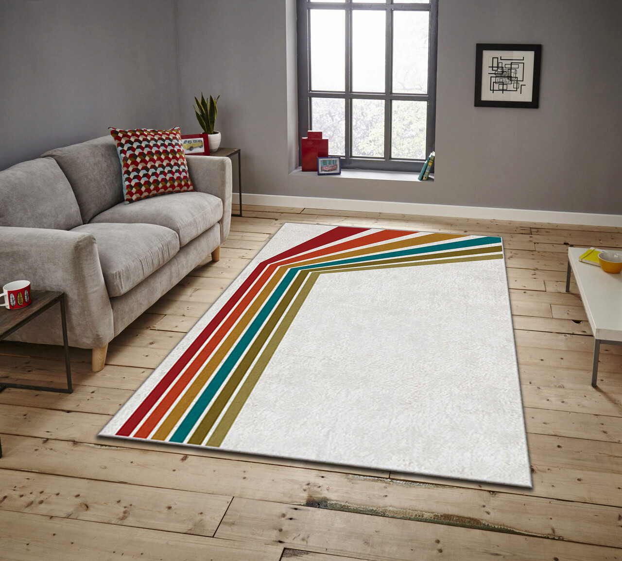 Covor, ASR CRPT-4 , 140x220 cm, Poliester, Multicolor