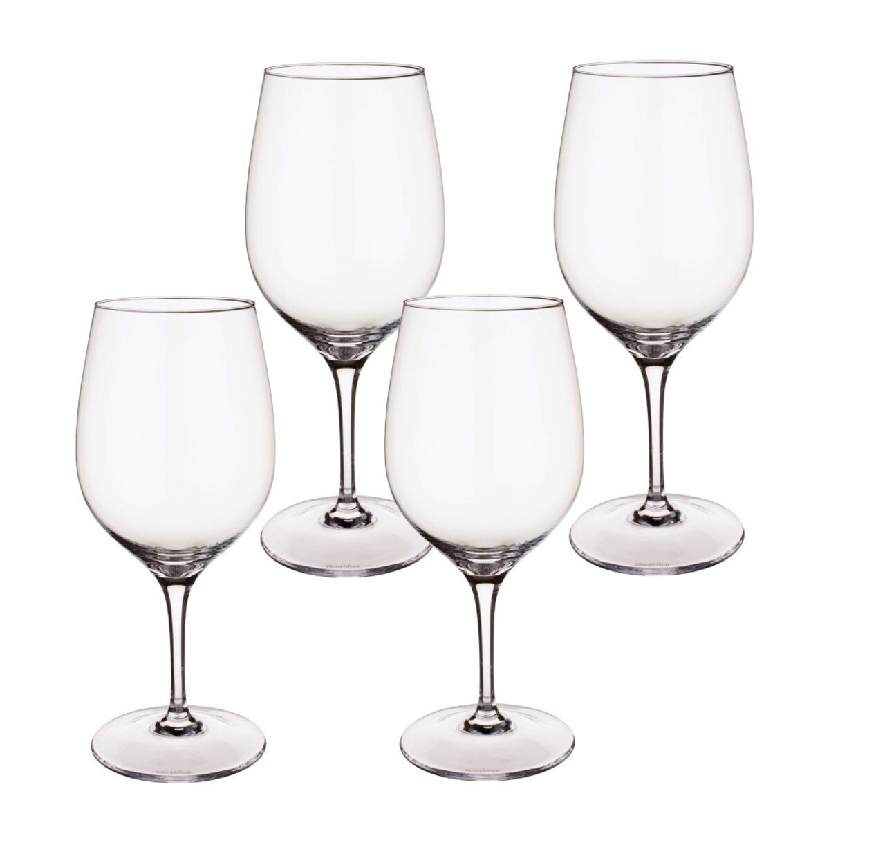 Set 4 pahare de vin rosu, Villeroy & Boch, Entree, 475 ml, sticla cristal