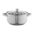 Set de gatit 8 piese Sally, Domotti, 16/18/20/22 cm,  inox, argintiu