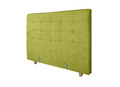 Pat matrimonial, Stockholm, Dots E, 180x200 cm, saltea tip Pocket, topper memory, Verde