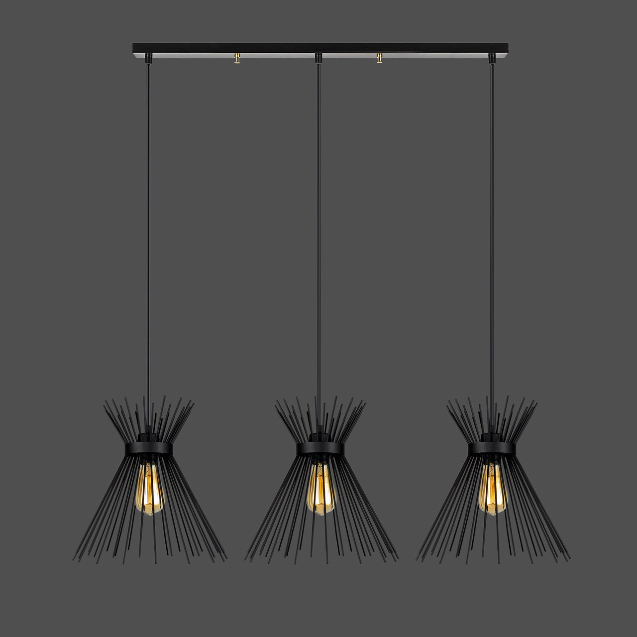 Candelabru, Squid Lighting, Izmir, 104 x 30 x 130 cm, fier, negru