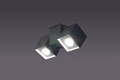 Lampa de tavan Lampex, Kraft 2B Black, GU10, 40W