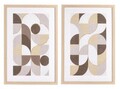 Set 2 tablouri decorative Sherley 631, Bizzotto, 40 x 60 cm, hartie imprimata/sticla/MDF