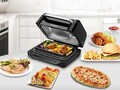 Friteuza cu aer fierbinte si gratar multifunctional Beper, 1500 W - 1700 W, 40x40x25 cm, inox/plastic, negru