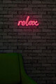 Decoratiune luminoasa LED, Relax, Benzi flexibile de neon, DC 12 V, Roz