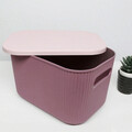 Organizator de birou, Lova, 968HBR1118, Plastic, Damson / Roz