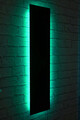 Decoratiune luminoasa LED, Rectangle, MDF, 60 LED-uri, Verde