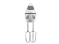 Mixer de mana Beper, 300 W, 19x9x14 cm, inox, alb/gri