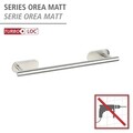 Suport pentru prosoape Orea, Wenko, 40x7x4.5 cm, inox, argintiu mat