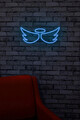 Decoratiune luminoasa LED, Angel, Benzi flexibile de neon, DC 12 V, Albastru