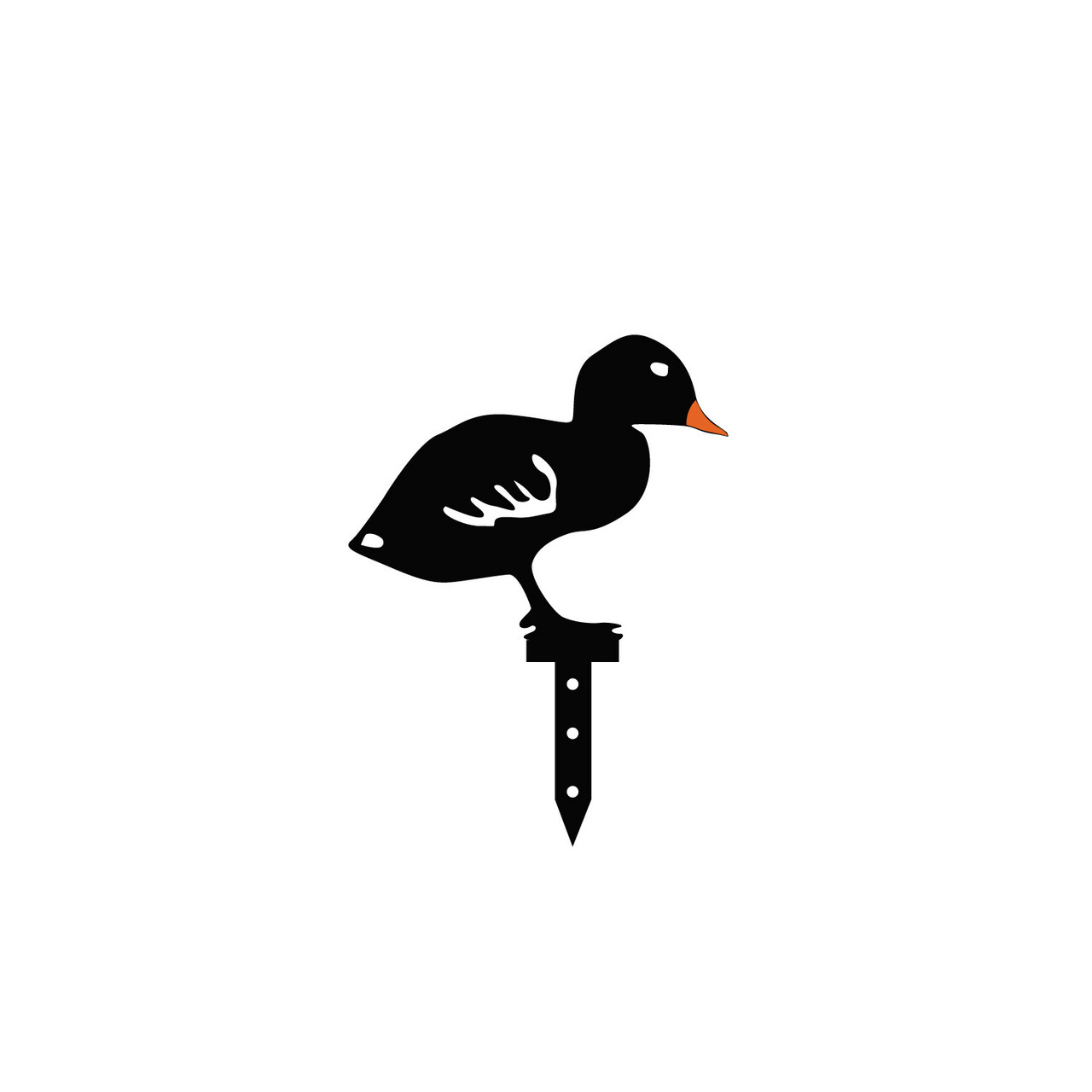 Set Decoratiuni Pentru Gradina, Ducks, Metal, Negru