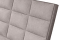 Pat matrimonial, Stockholm, Cubic E, 180x200 cm, saltea tip Pocket, topper memory, Taupe