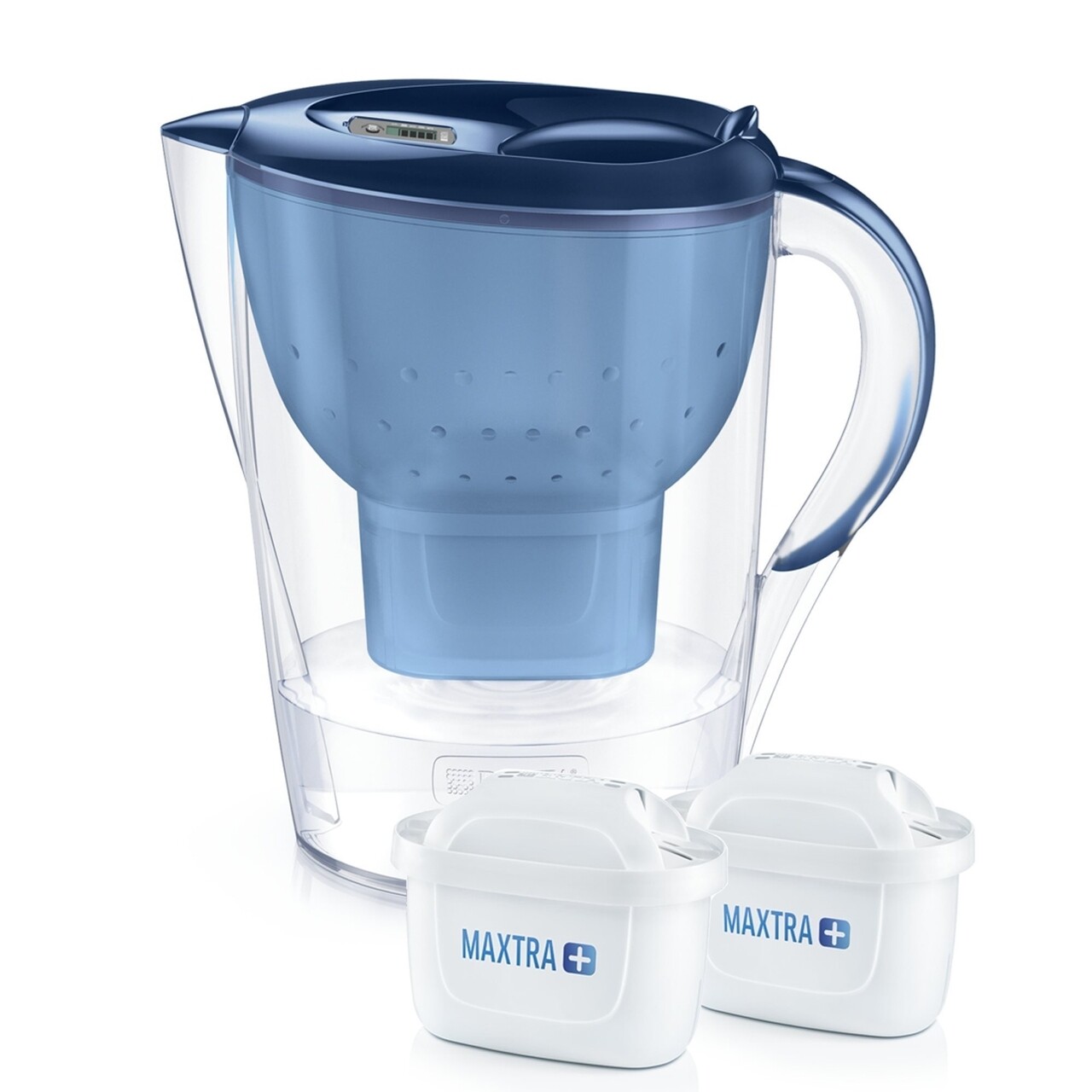 Cana Filtranta Brita, Marella XL MAXTRA+, Plastic, 3.5 L, + 2 Filtre, Albastru