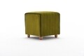 Taburet Mona Puf, Balcab Home, 40x40x40 cm, lemn, verde