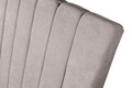 Pat matrimonial, Stockholm, Lines E, 180x200 cm, saltea tip Pocket, topper memory, Taupe