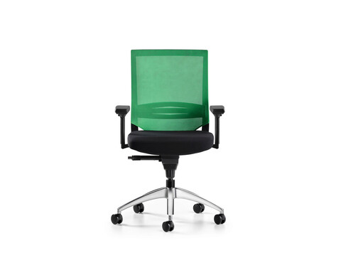 Scaun de birou, Bürotime, CZY-CHR-A001436, Cm, Verde / Negru