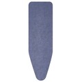 Husa pentru masa de calcat, Brabantia, Denim Blue, 38 x 124 cm, 2 mm spuma, bumbac, albastru