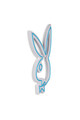 Decoratiune luminoasa LED, Playboy, Benzi flexibile de neon, DC 12 V, Albastru