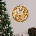 Decoratiune de luminoasa XMASGOLD-028, Tanelorn, 60x64 cm, metal, auriu