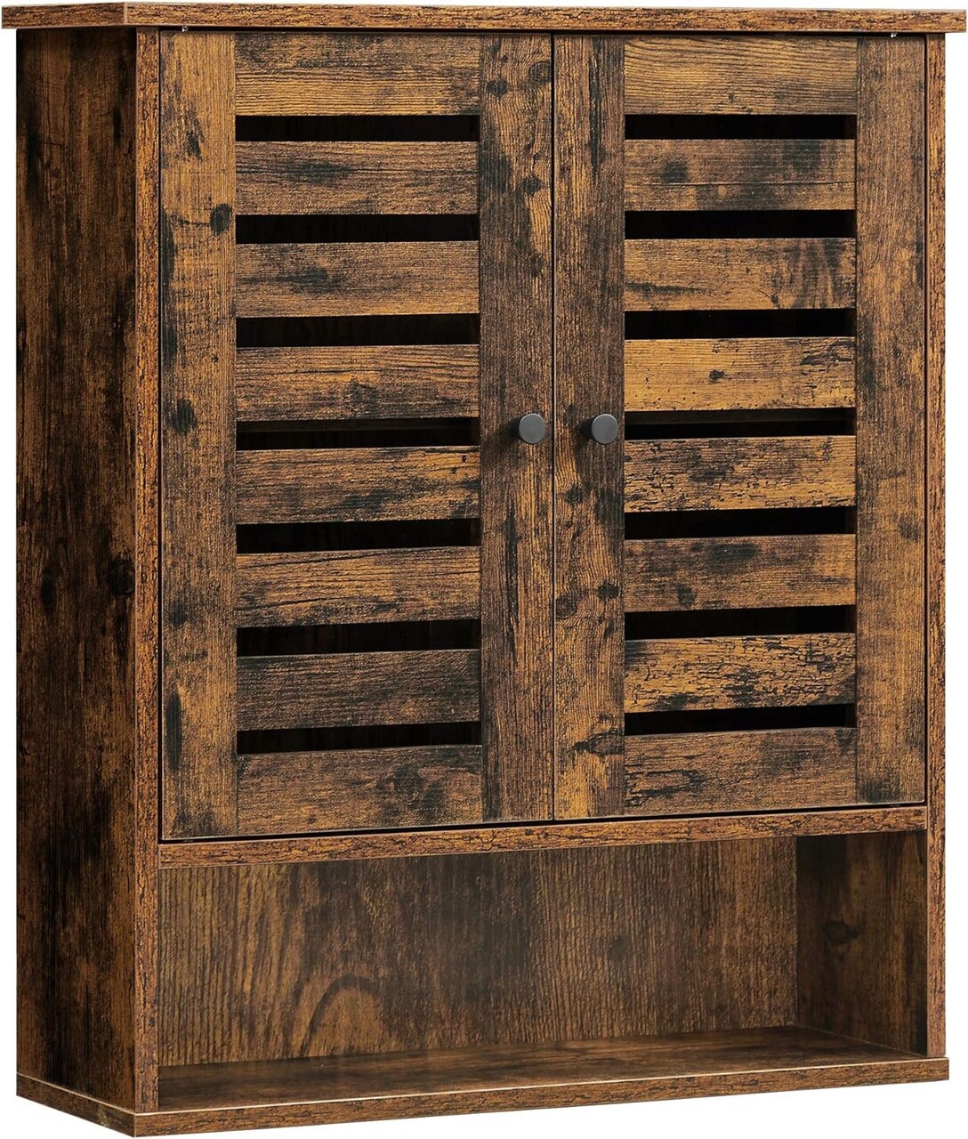 Dulap pentru baie / cabinet de perete Vasagle, 60x20x70 cm, max. 20 kg, PAL, maro rustic