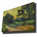 Tablou decorativ, 70100VANGOGH032, Canvas , Lemn, Multicolor