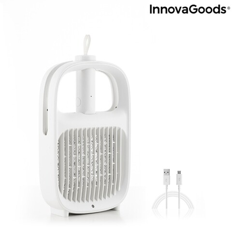 Lampa antitantari si paleta pentru prinderea insectelor, reincarcabila Swateck InnovaGoods 2in1