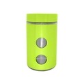 Recipient cu capac Muhler, MR-1406, sticla/inox, 1050 ml, verde