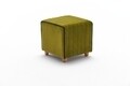 Taburet Mona Puf, Balcab Home, 40x40x40 cm, lemn, verde